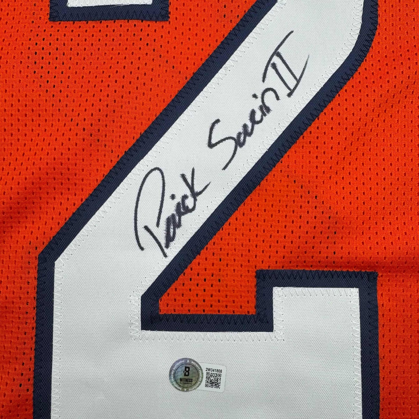 Autographed/Signed Patrick Surtain II Denver Orange Football Jersey JSA COA #2