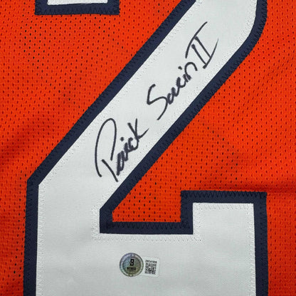 Autographed/Signed Patrick Surtain II Denver Orange Football Jersey JSA COA #2