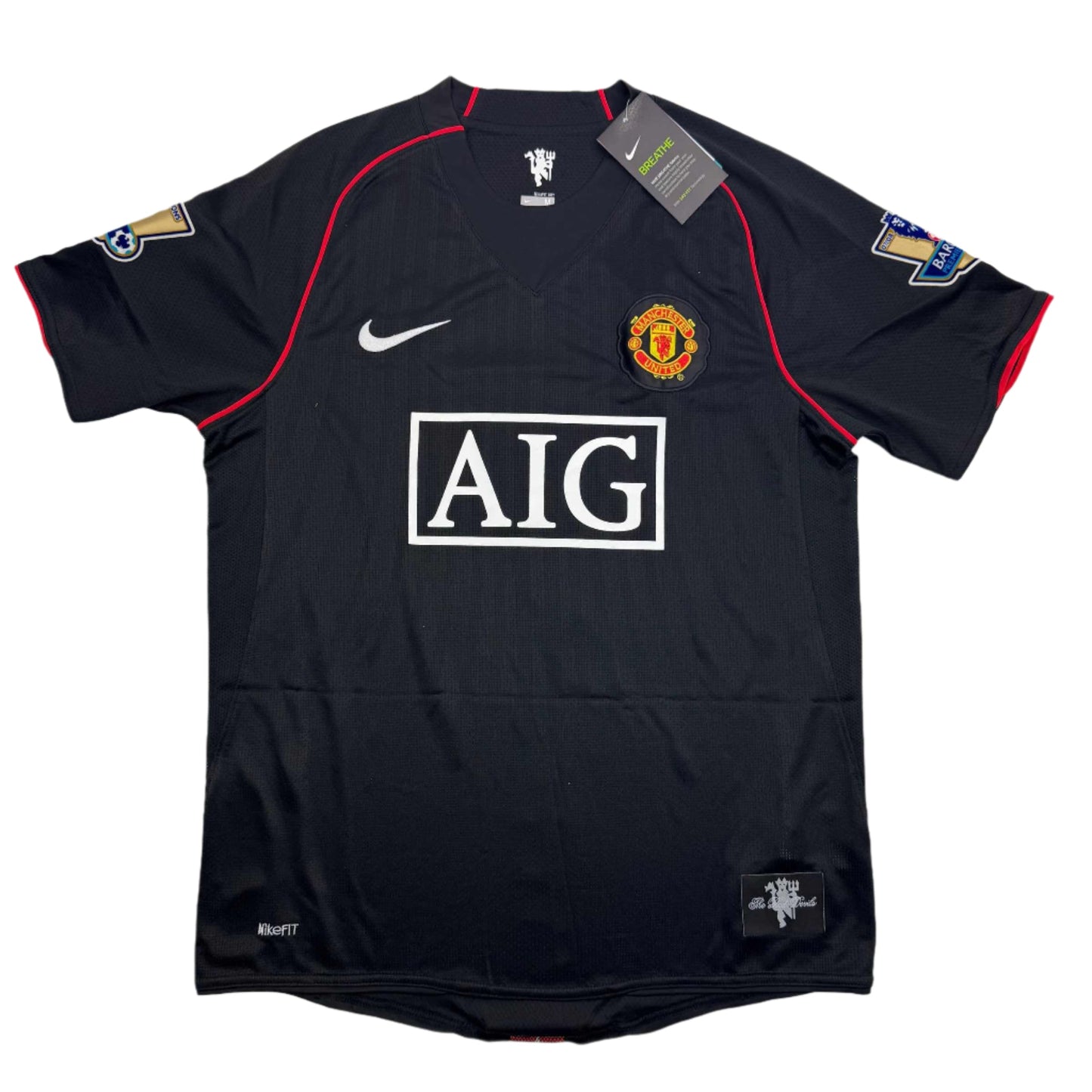 Autographed/Signed Cristiano Ronaldo Manchester United Black Soccer Jersey Beckett BAS COA #2