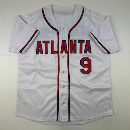 Autographed/Signed Terry Pendleton Atlanta White Baseball Jersey JSA COA