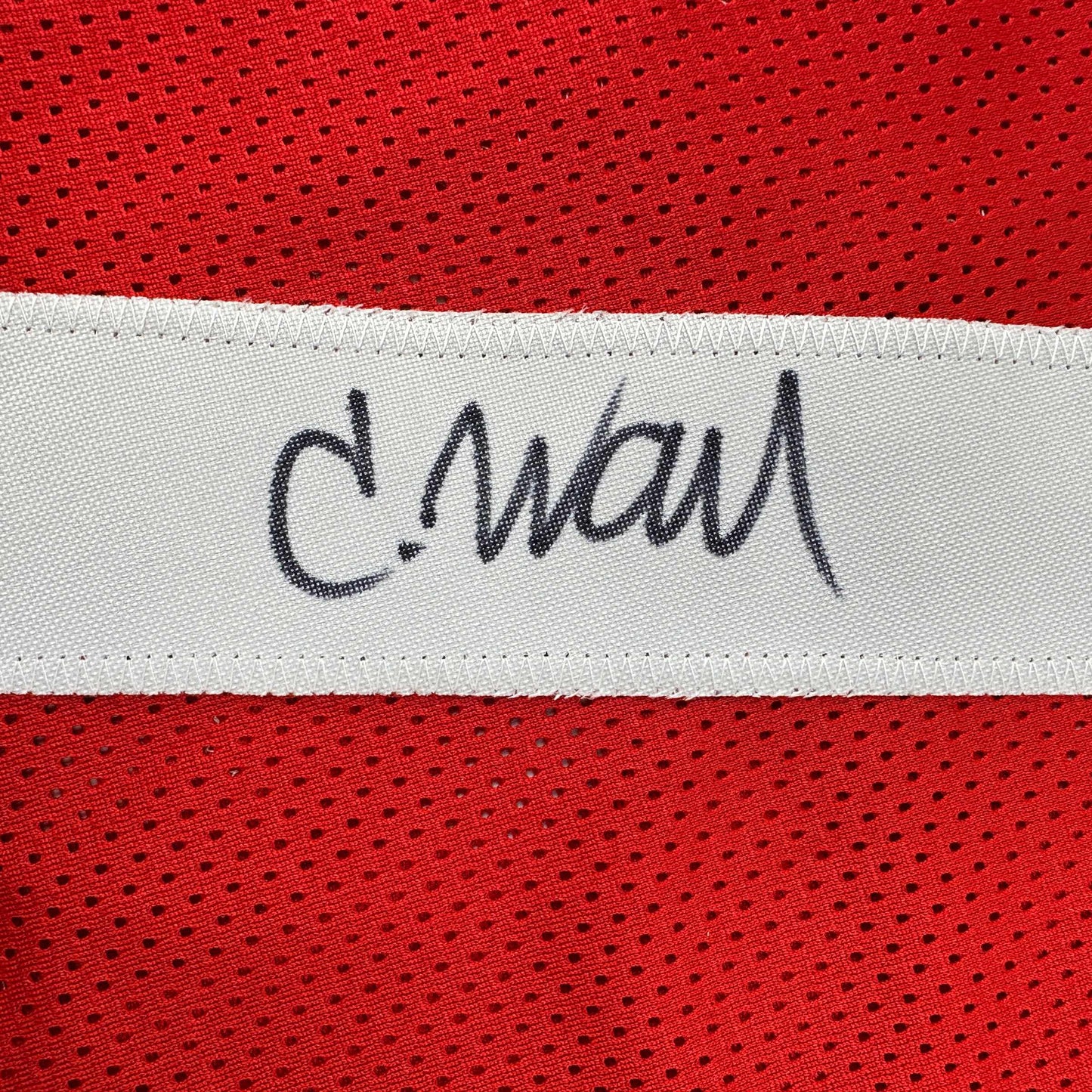Autographed/Signed Charvarius Ward San Francisco Red Football Jersey Beckett BAS COA