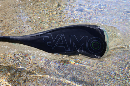 Full Carbon Fiber, fixed shaft, Paddle with ABS Edge  - SR71 Black