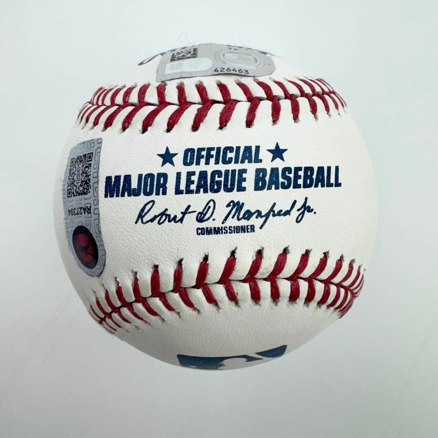 Autographed/Signed Ronald Acuna Jr. Rawlings Official Major League ROML Baseball Fanatics COA