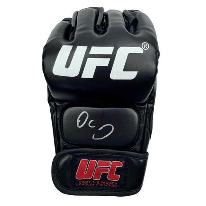 Autographed/Signed Dana White UFC MMA Black Fighting Glove Beckett BAS COA Auta