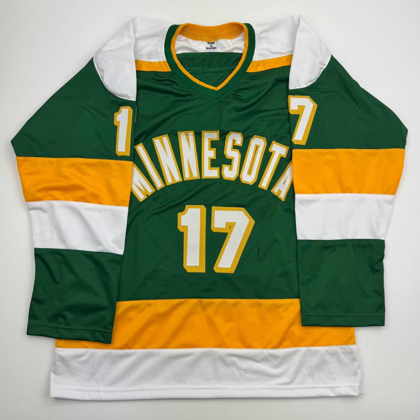 Autographed/Signed Marcus Foligno Minnesota Green Hockey Jersey Beckett BAS COA