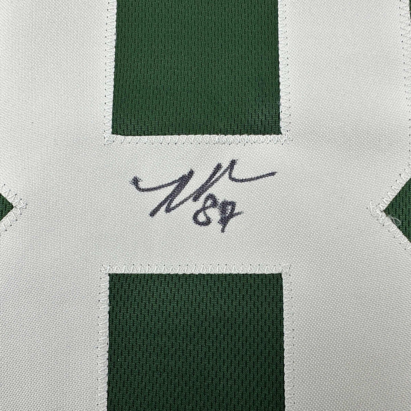 Autographed/Signed Romeo Doubs Green Bay Green Football Jersey JSA COA