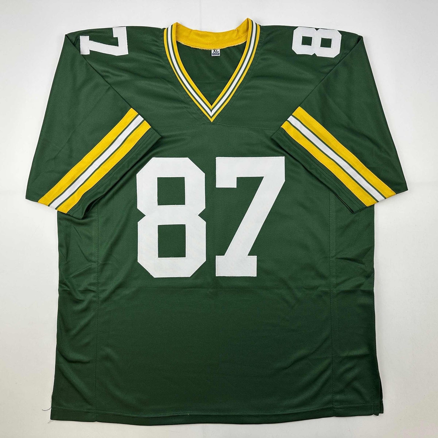 Autographed/Signed Romeo Doubs Green Bay Green Football Jersey JSA COA