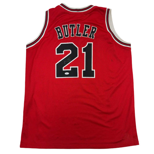 Autographed/Signed Jimmy Butler Chicago Red Basketball Jersey JSA COA