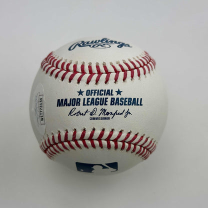 Autographed/Signed Paul Molitor Rawlings Official Major League Baseball ROML JSA COA Auto