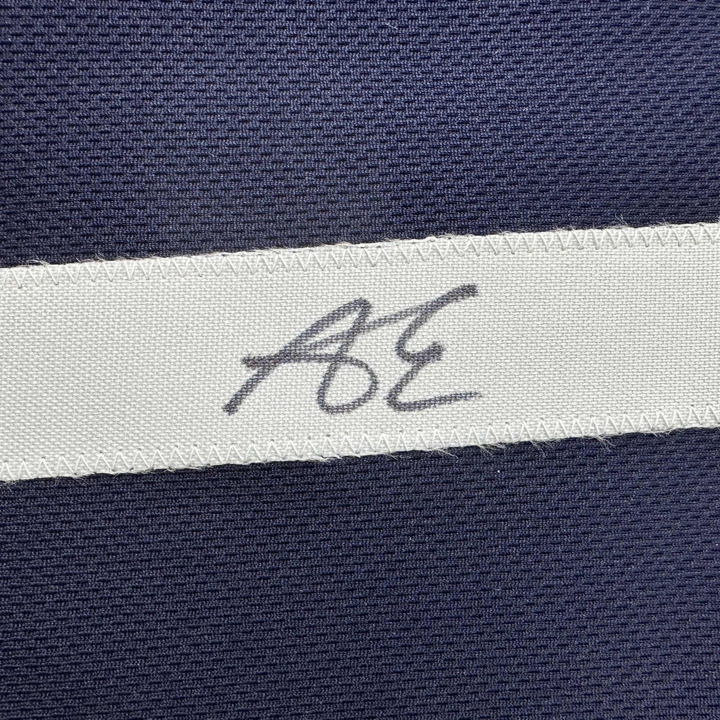 Autographed/Signed Anthony Edwards Minnesota Blue Basketball Jersey Beckett BAS COA