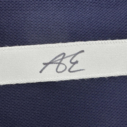 Autographed/Signed Anthony Edwards Minnesota Blue Basketball Jersey Beckett BAS COA