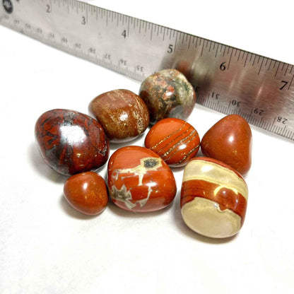 Red Jasper Tumbled Pocket Stone