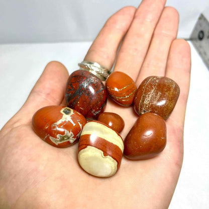 Red Jasper Tumbled Pocket Stone