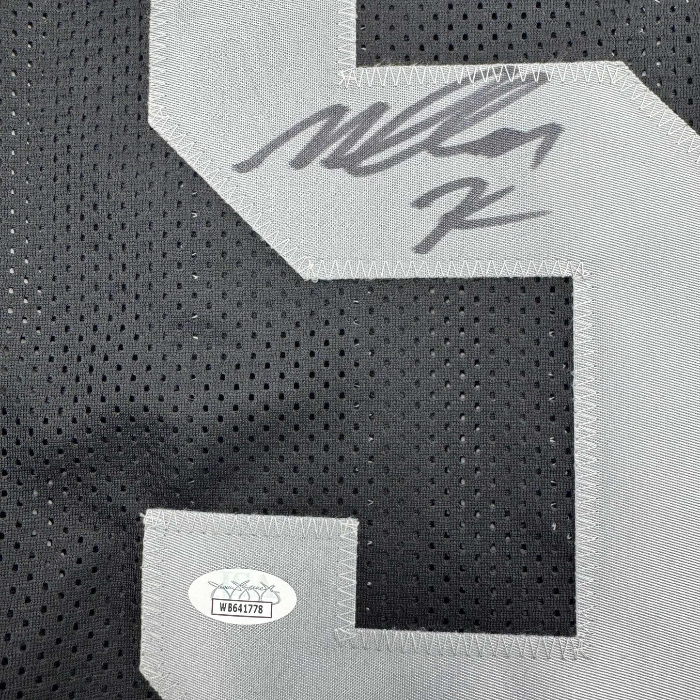 Autographed/Signed Malcolm Koonce Las Vegas Oakland Black Football Jersey JSA COA