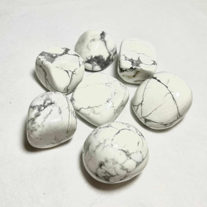 White Howlite Tumbled Stone