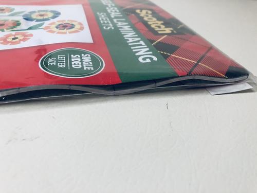 Scotch 3M Self-Sealing Laminating Sheets, 9x12" letter size LS854SS10, 10 sheets