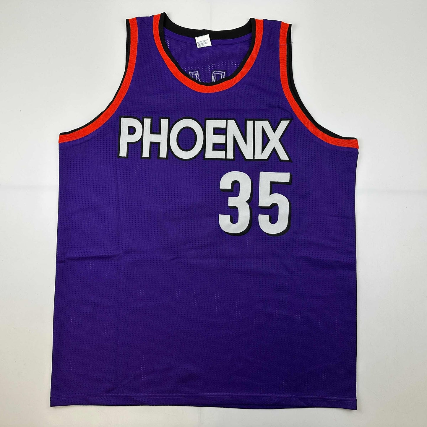 Autographed/Signed Kevin Durant Phoenix Purple Basketball Jersey Beckett BAS COA