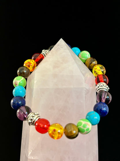 Chakra Reiki Healing Balance Bracelet for Small Wrists