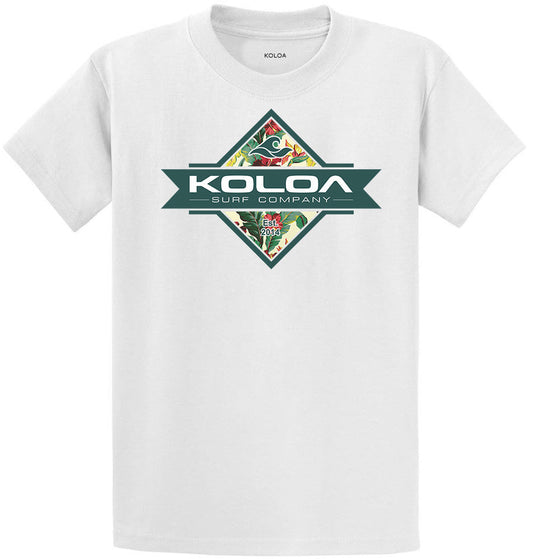 Koloa Diamond Flowers Youth T-Shirt