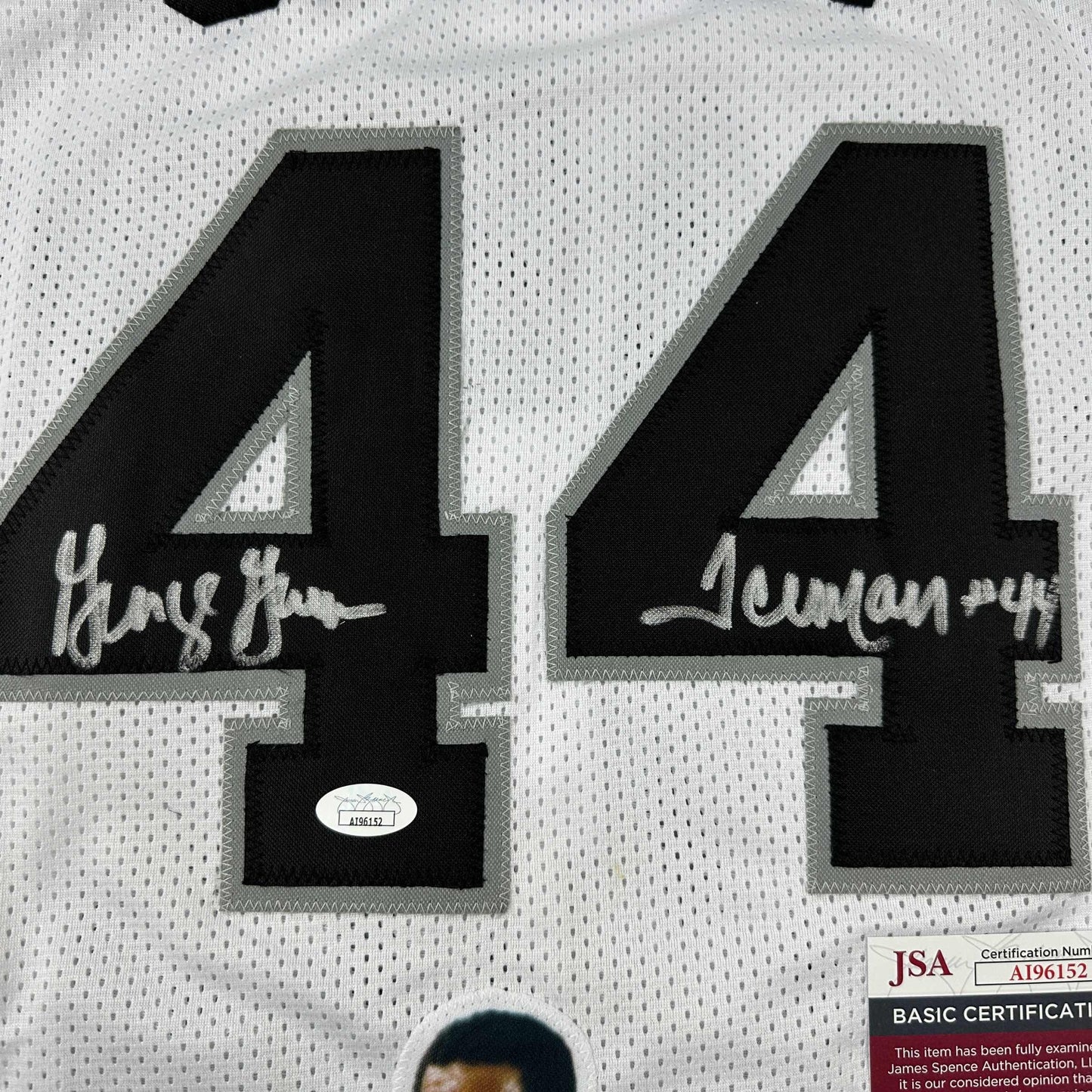 Autographed/Signed George Gervin Iceman Artwork San Antonio White Basketball Jersey JSA COA
