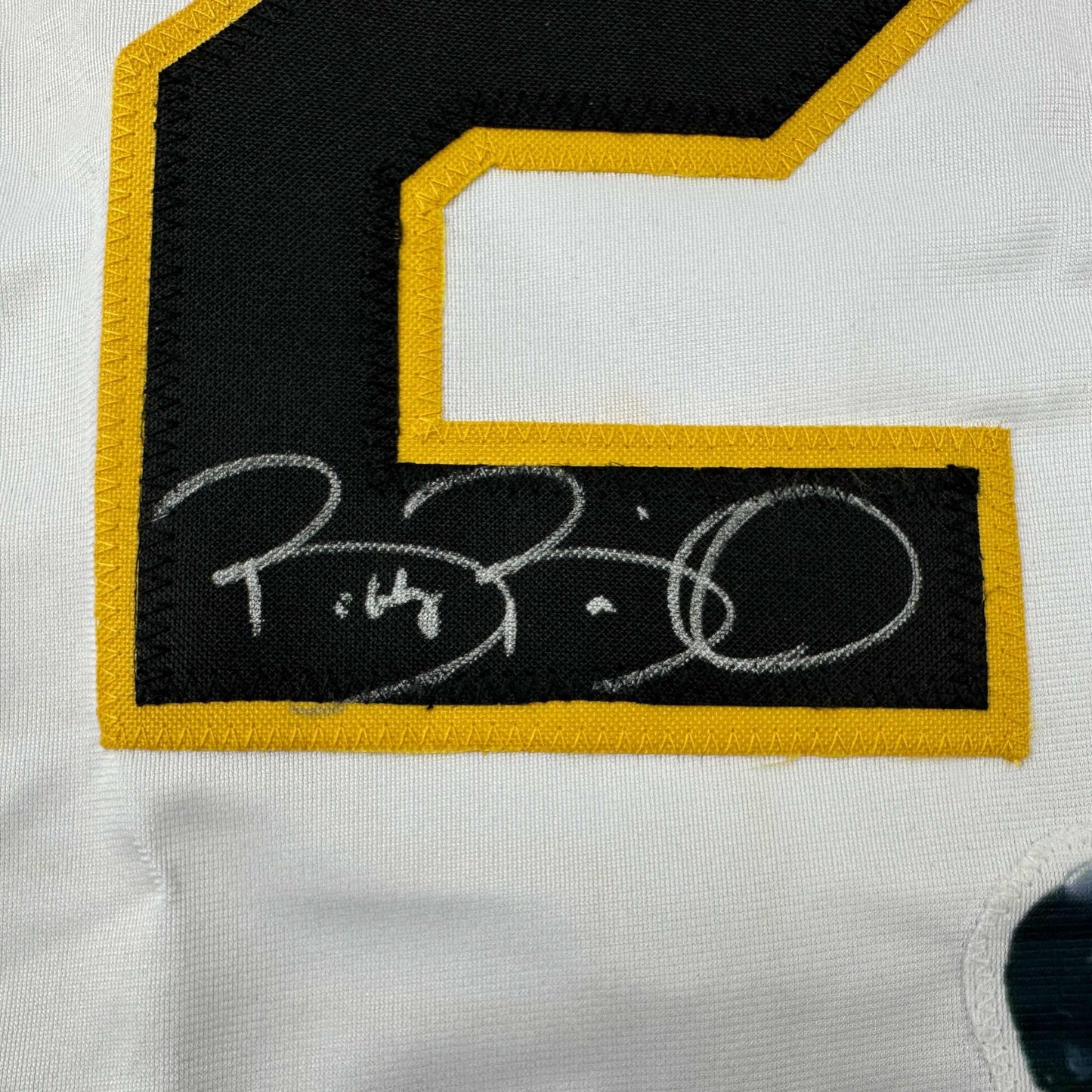 Autographed/Signed Bobby Bonilla Artwork Pittsburgh Pirates White Baseball Jersey JSA COA