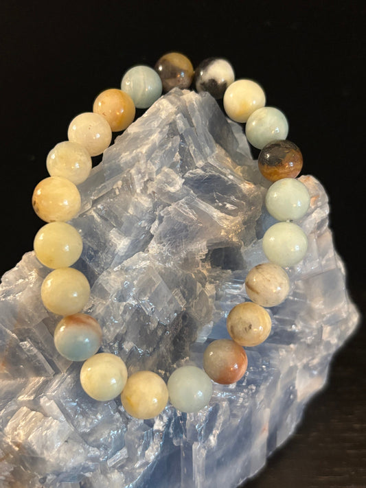 Amazonite Bracelet – Calm, Coastal Energy in Every Bead