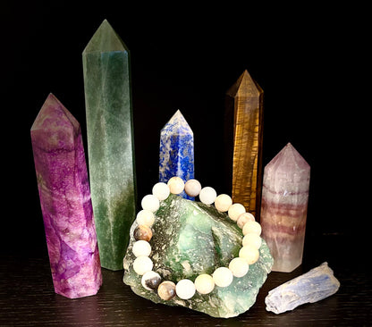 Nantasket Beach-Inspired Amazonite Bracelet – Calm, Coastal Energy in Every Bead
