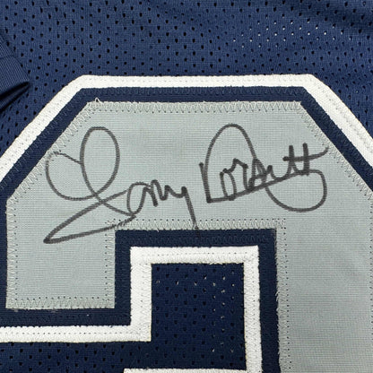 Autographed/Signed Tony Dorsett Dallas Dark Blue Football Jersey JSA COA