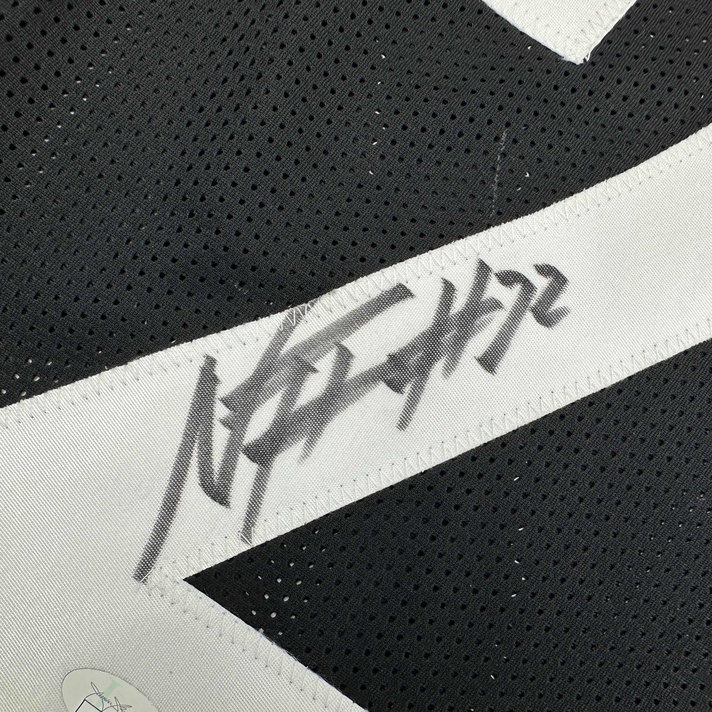 Autographed/Signed Najee Harris Pittsburgh Black Football Jersey JSA COA