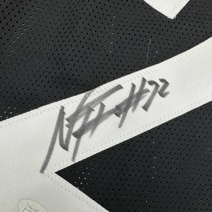 Autographed/Signed Najee Harris Pittsburgh Black Football Jersey JSA COA