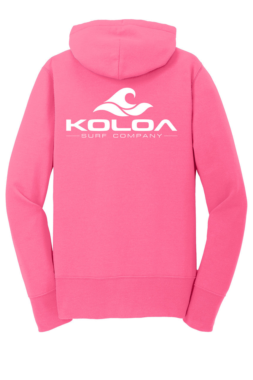 Koloa Classic Wave Women's Zip-Up Hoodie