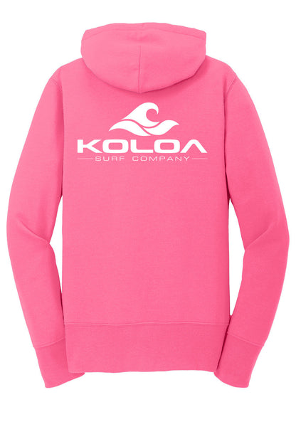 Koloa Classic Wave Women's Zip-Up Hoodie