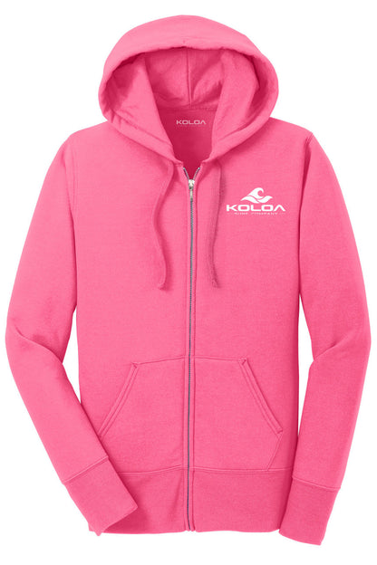 Koloa Classic Wave Women's Zip-Up Hoodie