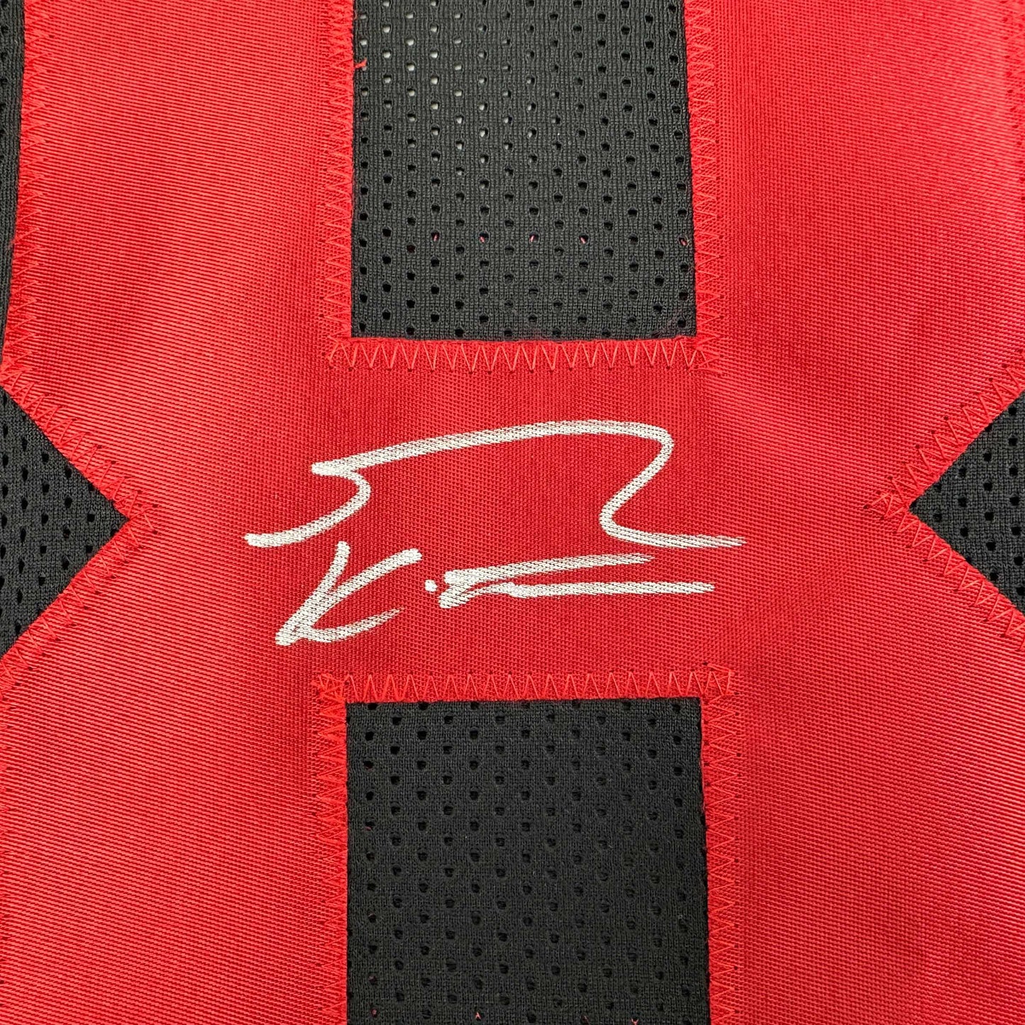 Autographed/Signed George Kittle San Francisco Black Football Jersey Beckett BAS COA