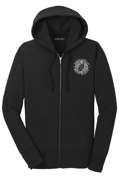 Koloa Honu Turtle Women's Zip-Up Hoodie