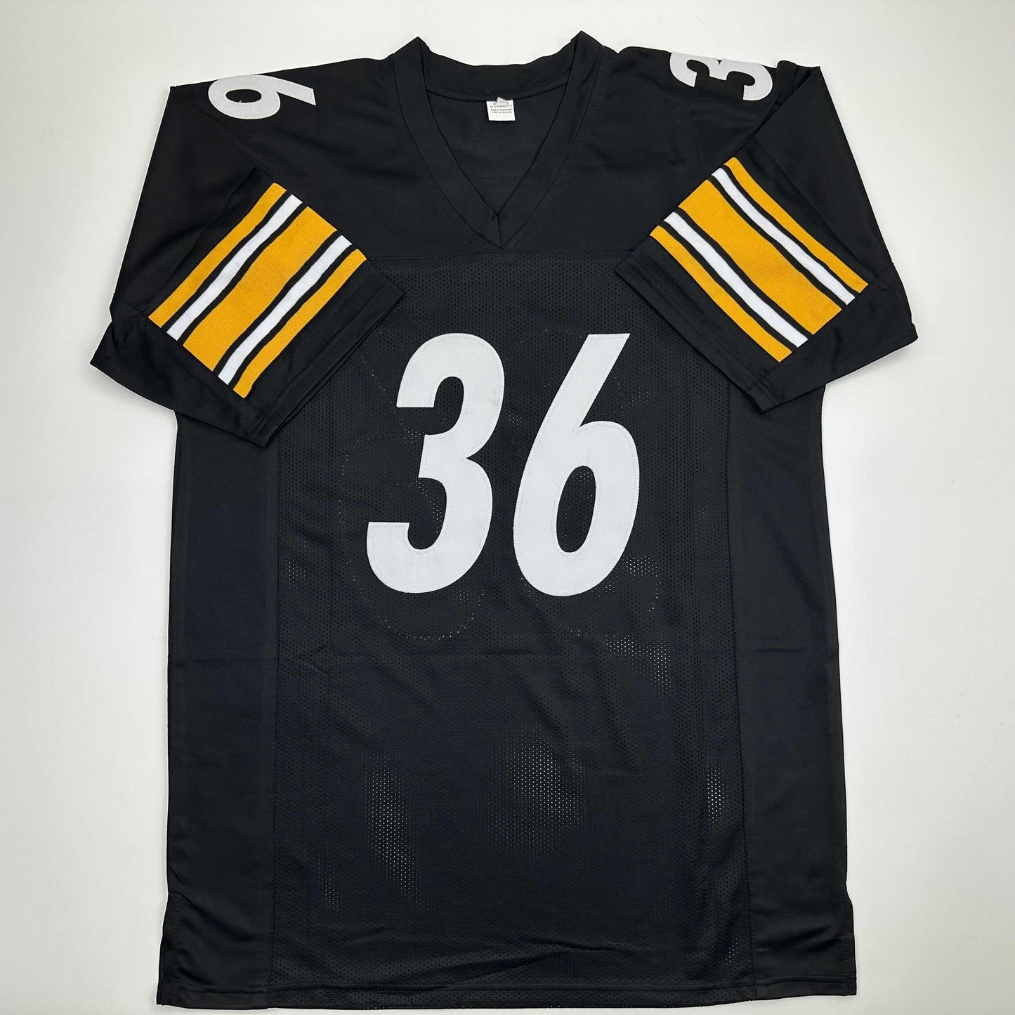 Autographed/Signed Jerome Bettis Pittsburgh Black Football Jersey JSA COA