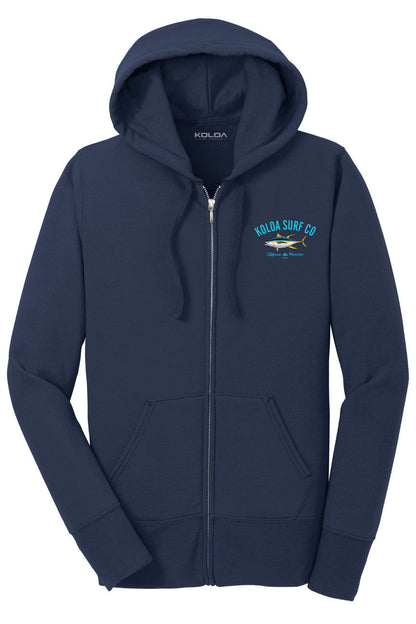 Women's Yellowfin Tuna Zip-Up Hoodie