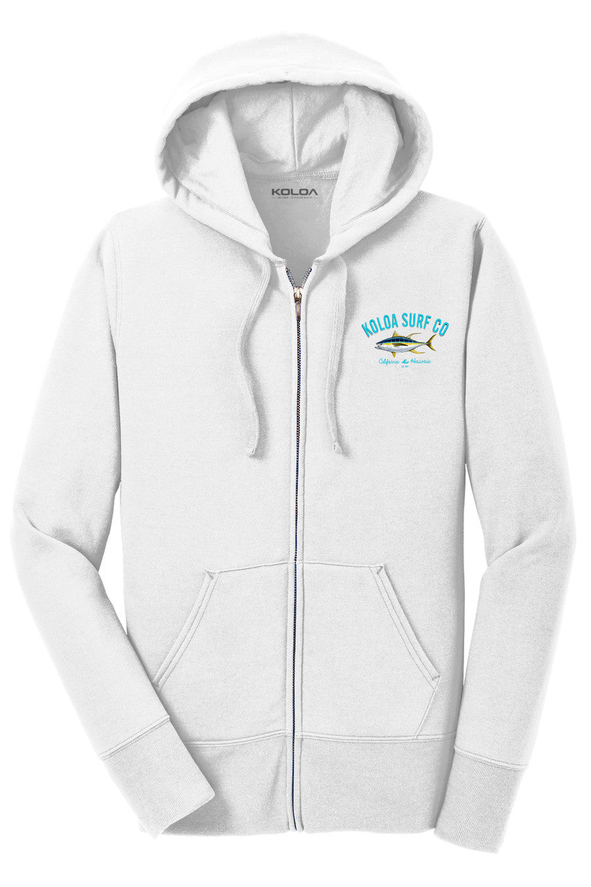 Women's Yellowfin Tuna Zip-Up Hoodie
