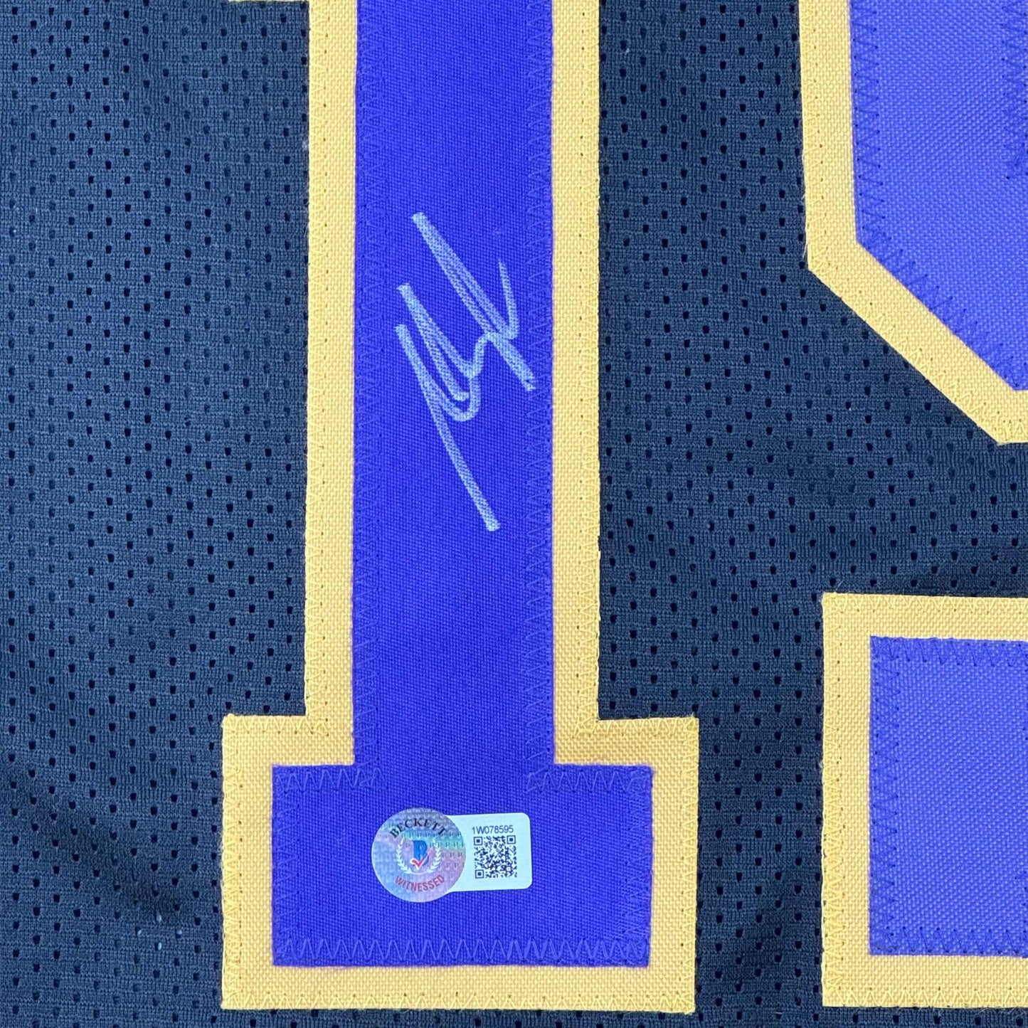 Autographed/Signed Austin Reaves Los Angeles LA Black City Edition Basketball Jersey Beckett BAS COA