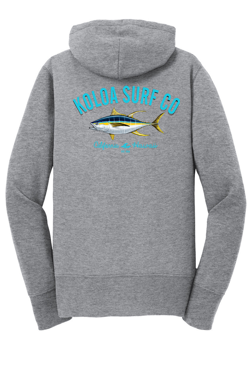 Women's Yellowfin Tuna Zip-Up Hoodie