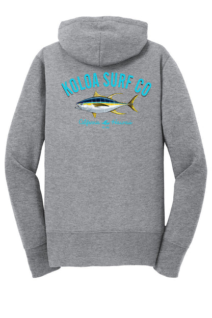 Women's Yellowfin Tuna Zip-Up Hoodie