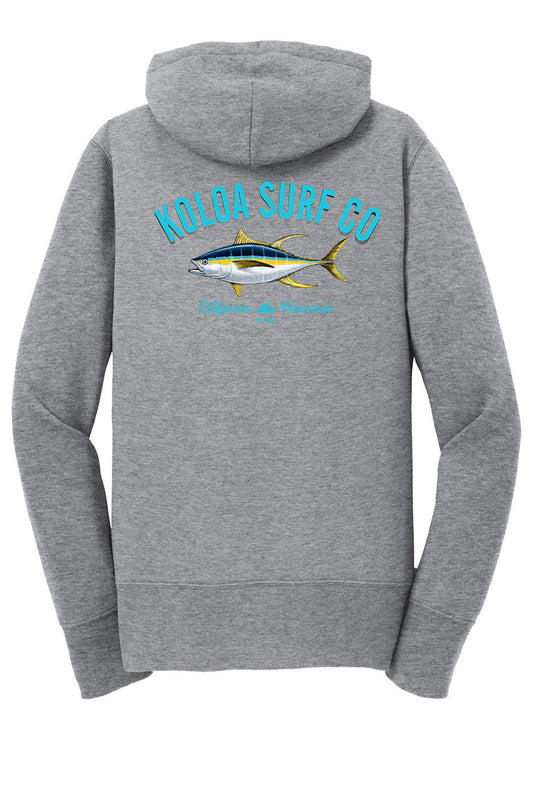 Women's Yellowfin Tuna Zip-Up Hoodie