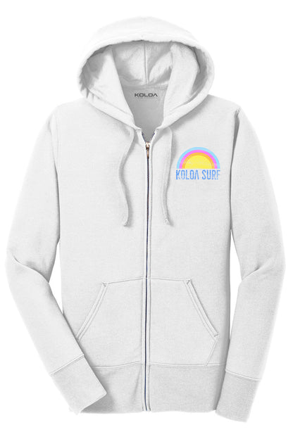 Koloa Rainbow Women's Zip-Up Hoodie