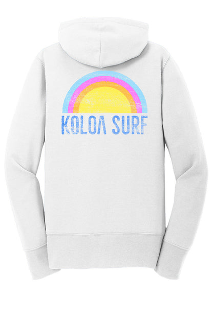 Koloa Rainbow Women's Zip-Up Hoodie