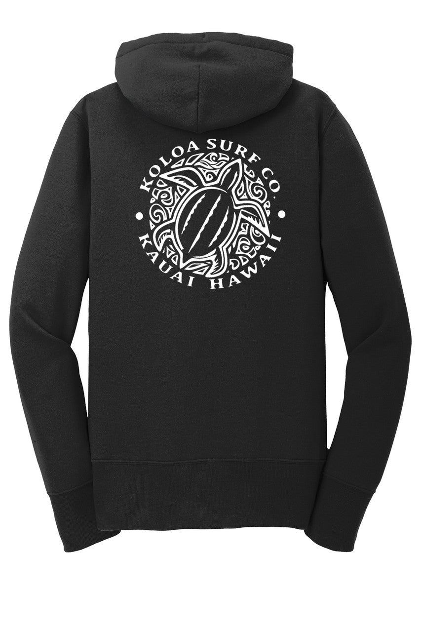 Koloa Honu Turtle Women's Zip-Up Hoodie