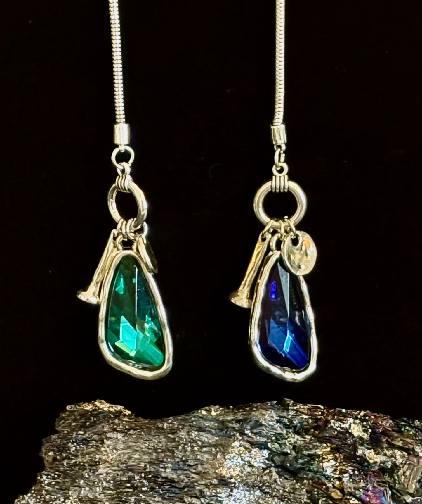 Mermaid's Treasure Crystal Pendant Necklace