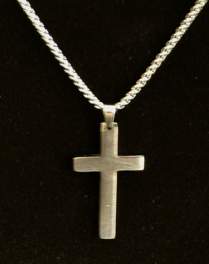 Stainless Steel Cross Necklace – A Symbol of Strength, Balance & Self-Expression