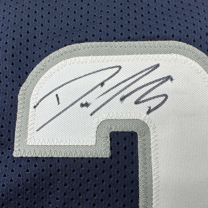 Autographed/Signed Diana Taurasi UConn Connecticut Blue College Basketball Jersey JSA COA