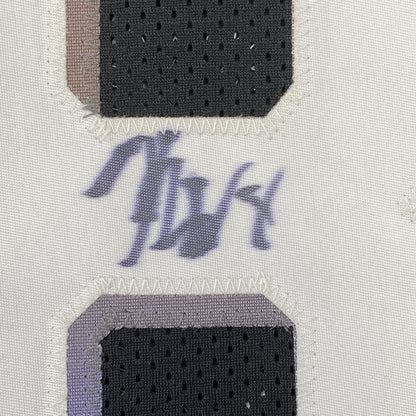 Autographed/Signed Kemba Walker New York Black Basketball Jersey JSA COA