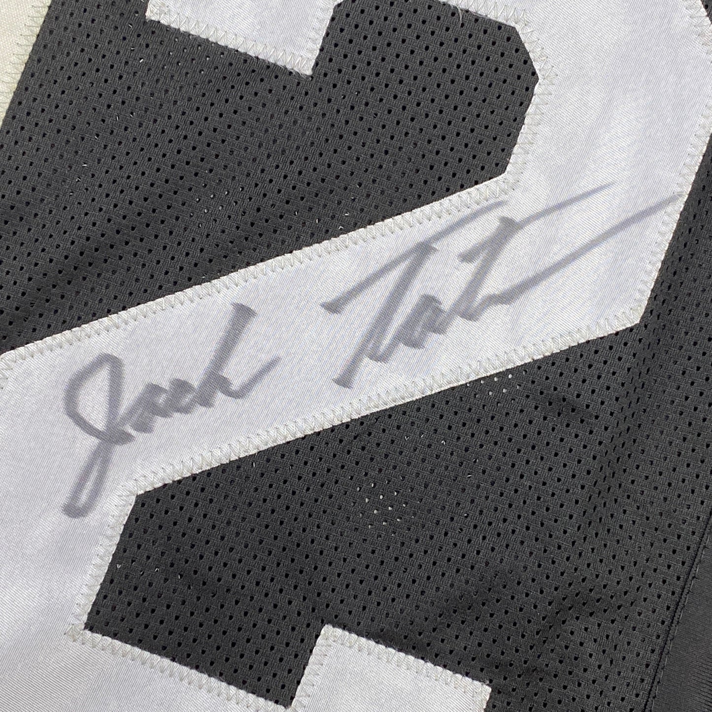 Autographed/Signed Jack Tatum Oakland Black Football Jersey JSA COA #1